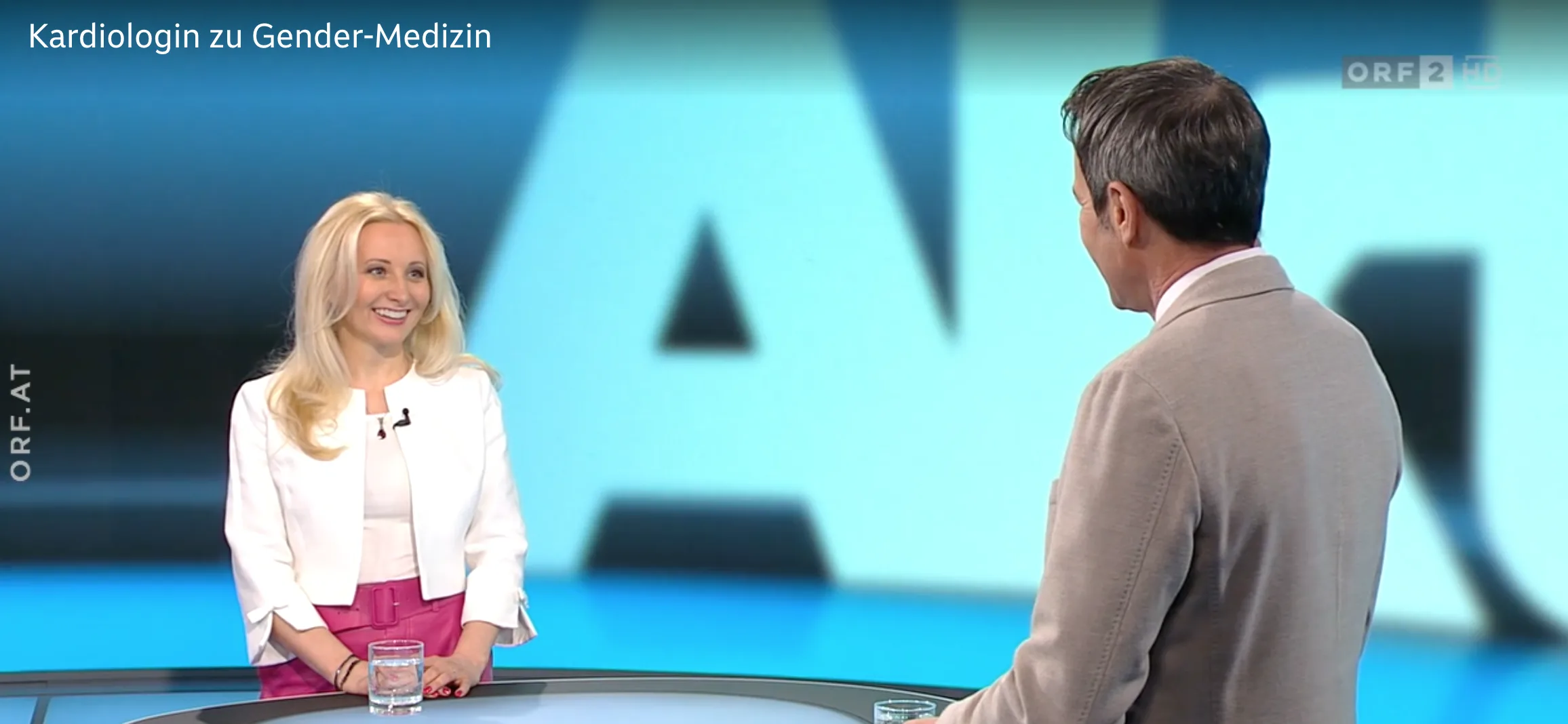 Jolanta Siller-Matula ORF2 Aktuell nach Eins